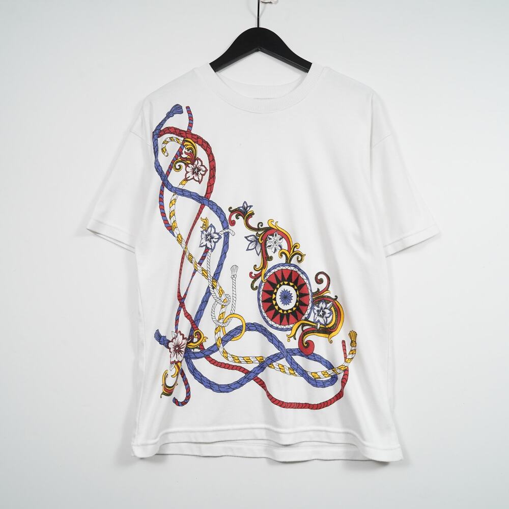 Vintage 90s Lavon Nautical Rope Graphic T-Shirt Size M